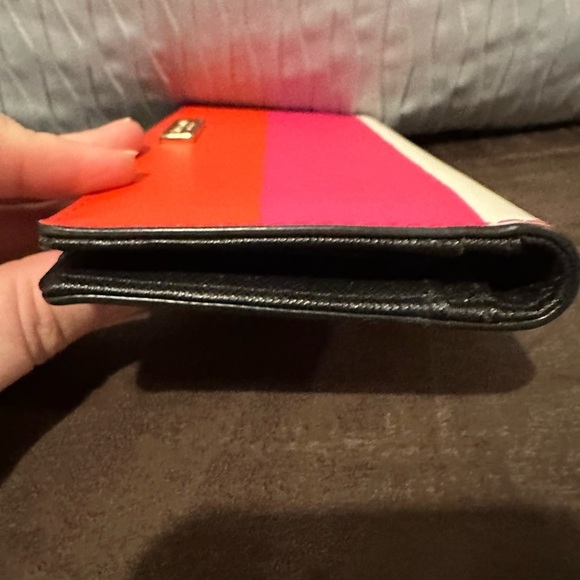 Kate Spade Red, Pink, and White Women's Bifold Wallet - Picture 3 of 6